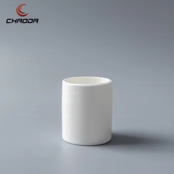 Ceramic Toothpicker Holder - Classic Design Round Cone Cylinder Shape Porcelain
