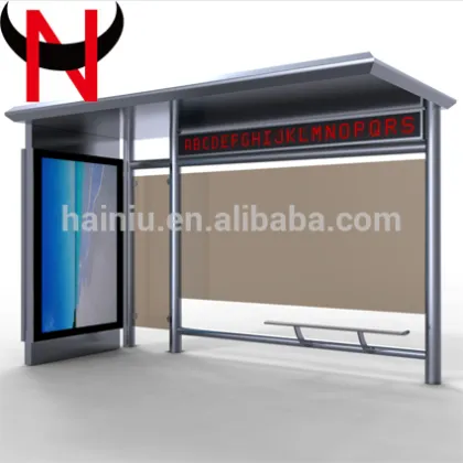 Creative technology hight brightness bus stop advertising billboard