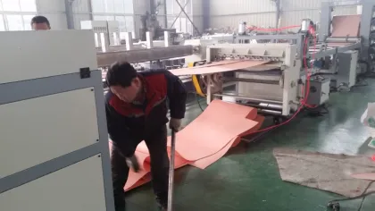 600mm width pvc sheet machine for manufacturing edge banding