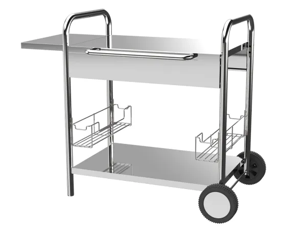 Stainless Steel Outdoor Plancha Trolley