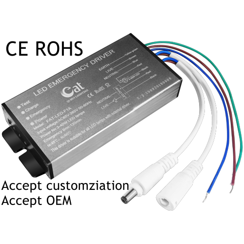 Driver de backup de bateria de emergência LED