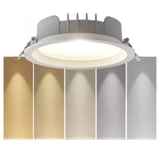Nordic LED Downlight: 8W COB SMD, Dim-to-Warm CCT, IP44, DALI Dimmable (85mm/150mm/180mm)