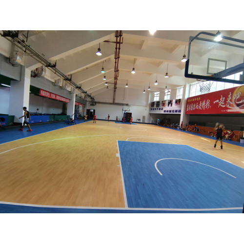 Mat de cancha deportiva de baloncesto de PVC interior