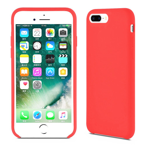 Promotional PC Liquid silicone iphone 7 plus case