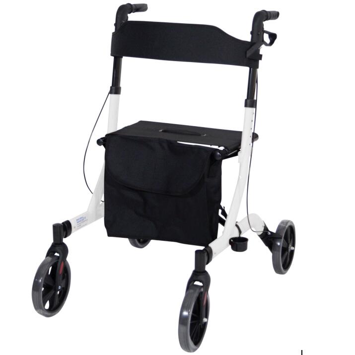 Podróż aluminium Rollator Nowoczesny design Walking Aids Alternatywa dla kul Tra02