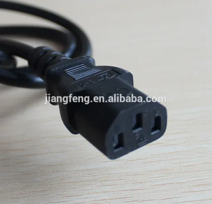 Italy IMQ CEI 3 Round Pin Plug With Grounding power cord to IEC C17