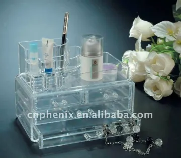 Plastic drawer jewelry organizer