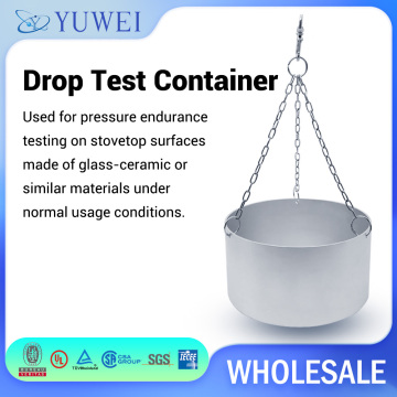 Drop Test Aluminum Container For Ceramic Glass Hob Pressure Resistance Test
