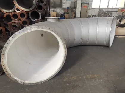 Ceramic Lining Pipe and Elbow.