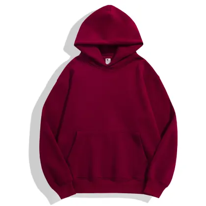 100% Cotton Men's Hoodies: Heavyweight Drop Shoulder Sweatshirts with Custom Logo Pullover