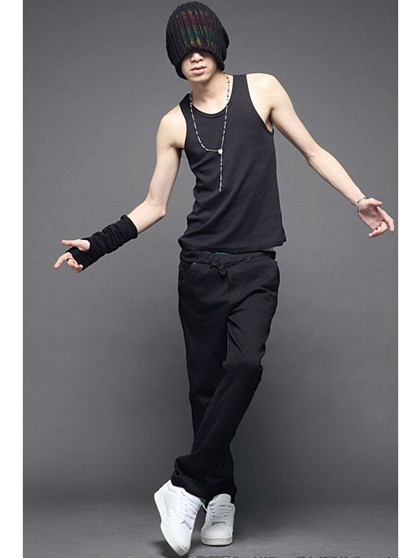 Fashion Boy New Style Slim Comfortable Casual Cotton Long Pants