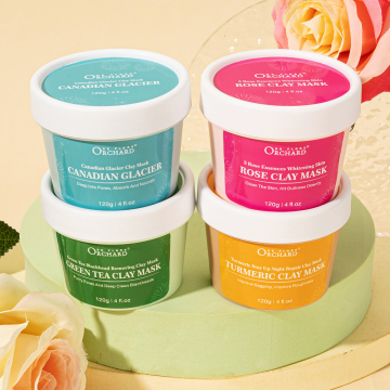 Wholesale Organic Skincare Clay Mask Set - Deep Cleansing Repair Moisturizing Mini Clay Masks