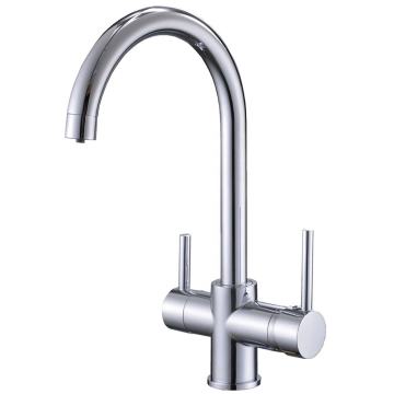 High Quality Kitchen Faucet with Water Purification in Solid Brass