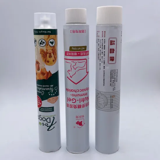 Food Grade Aluminum Packaging Tubes For Pet Food