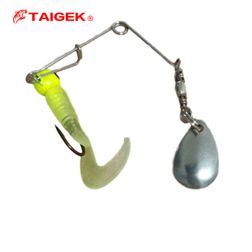 TAIGEK 2.8g Bass Fishing Lure - Spinner Bait Jigs for Freshwater