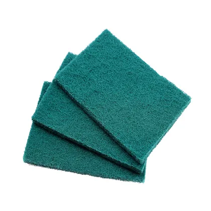Industry Grade Green Scouring Pads - 6 Inch & 9 Inch Scouring Sponges for Polishing Steel