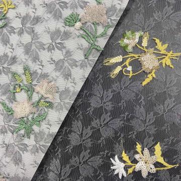 Elegant Fancy Sequins Embroidery Fabric