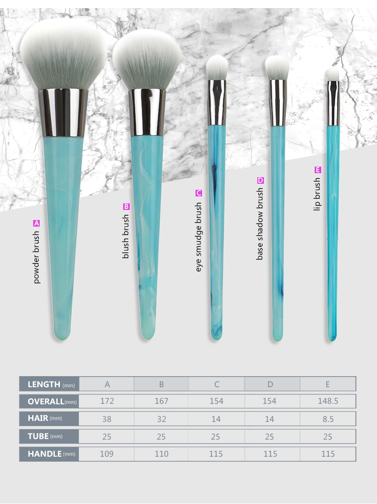 YC0002px750 (7) makeup brushes