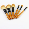 6 Pcs mini portable travel makeup brush