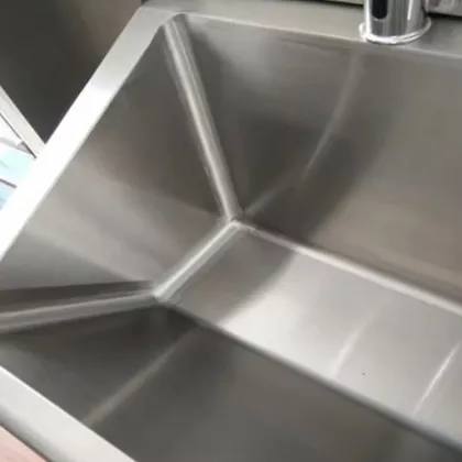 Stainless Steel Sink Cabinet Hand Washing Scrub Sink