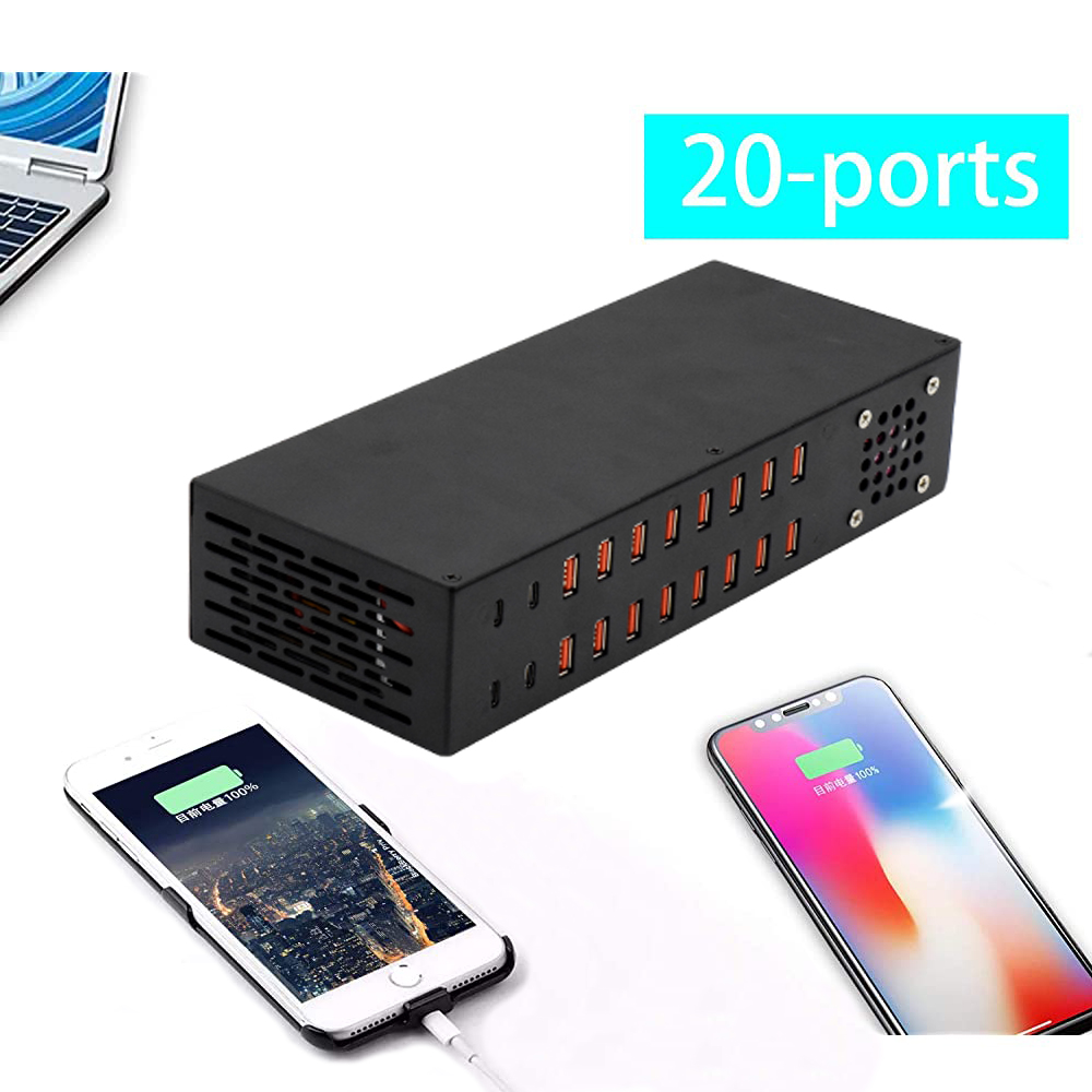 20 ports Charger haute puissance 400W