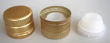 Plastic bottles with caps