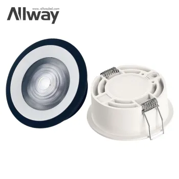 ALLWAY LED Downlights: Modern Round Cob Trimless Focus Lights for Shop and Hotel - Available in 5W, 9W, 12W, and 15W