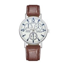 PU Leather Strap Wrist Quartz Watches for Men