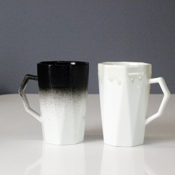 Ceramic Coffee Mugs: Custom Color Glazed Mugs & Porcelain Cups for Home and Office