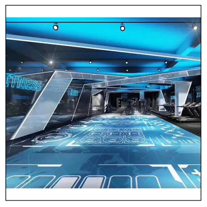 Crossfit Rubber Gym Flooring - Indoor Customized Rubber Flooring