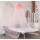 Pink Round Crown Dome Bed Canopy Mosquito Net