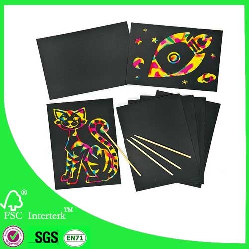 Rainbow Scratch paper