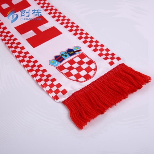 High quality custom made football fan scarf