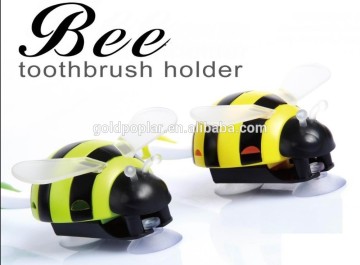 Funny animal Bee single toothbrush holder with cover