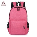 Gray School Anti Theft Bag USB Mengecas Backpack