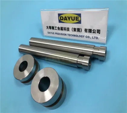 Punches and molds for pressing pharmaceutical tablets