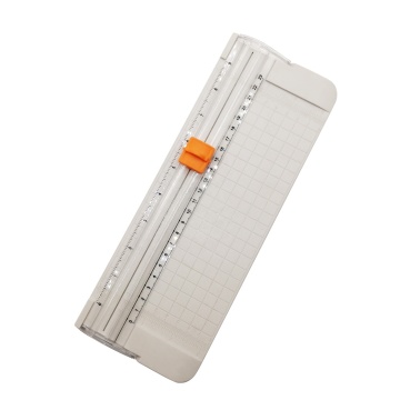 Mini A5 Office Desktop Manual Plastic Paper Cutter Trimmer with Pull Out Ruler Guide