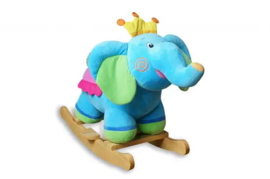 Warm welcomed kids plush rocking animals