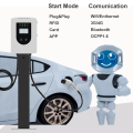 22kw ev चार्जर एसी वॉल-माउंटेड डबल गन्स ईयू