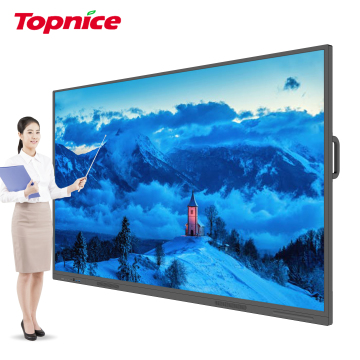Topnice 65 inch Interactive Smart Board with Projection Display for Conference Room and School