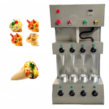 Automatic Frozen Pizza Oven Manufacture Machine for Quick Pizza Cone Production