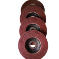 Aluminium flap disc dengan fiberglass backing