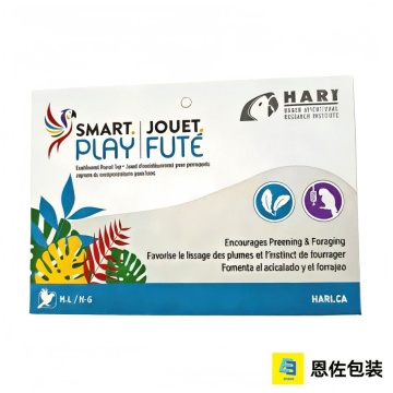 Изготовленные на заказ подвесные бирки для игрушек для домашних животных с информацией об упаковке