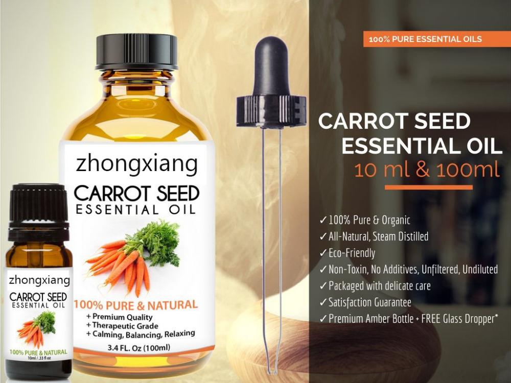 100% Pure Therapeutic Grade Carrot Seed Essential Oils