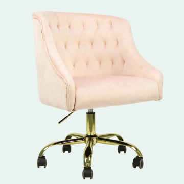 Executive Ergonomic Velvet Office Chair with Backrest