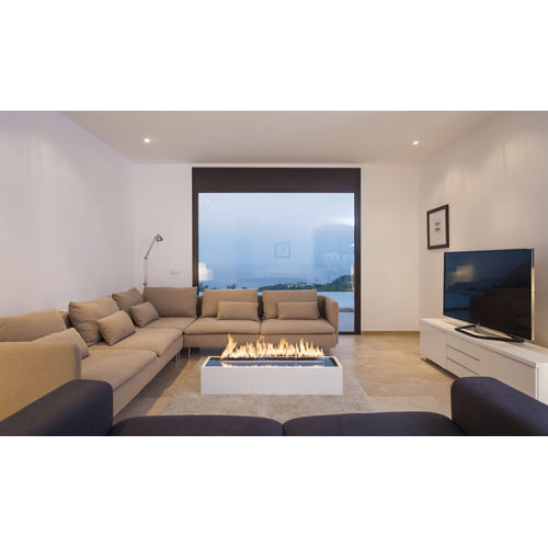 intelligent bio ethanol fireplace with real fire