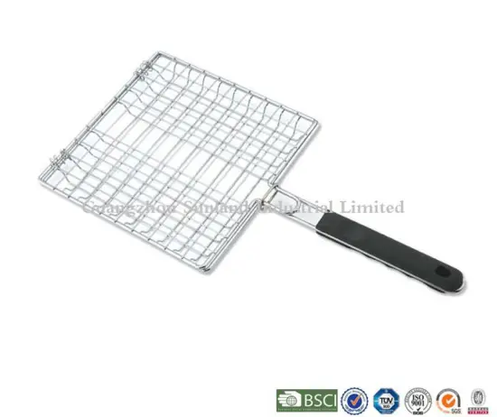 Professional non-stick fish grill basket for wholesales