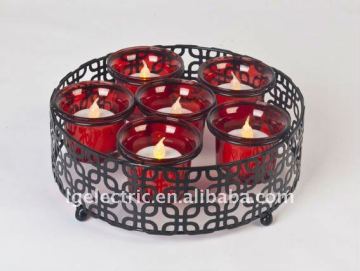 5pcs metal candlesticker