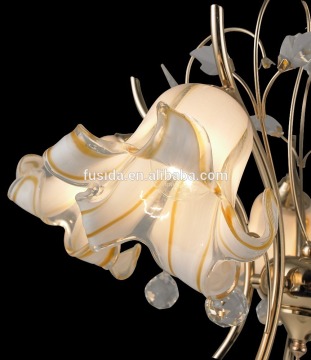 Fusida white aluminium uesd pendant lamp flower shade pendent lighting for home decortive