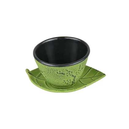 Purple cast iron tea cups